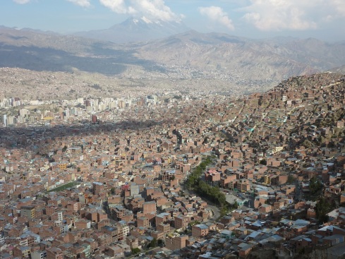 La Paz depuis l'Alto